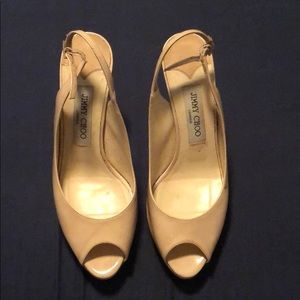 Jimmy Choo Peep Toe Pumps